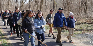 Secretary Kurtz with First Lady Dawn Moore at Patapsco Valley State Park