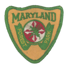 Hat patch, contemporary with the left shoulder emblem of the combined Forest & Park Service (1978-1984)