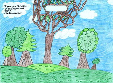 Arbor Day 3rd Grand Prize Poster Winner by Jordan Bunce