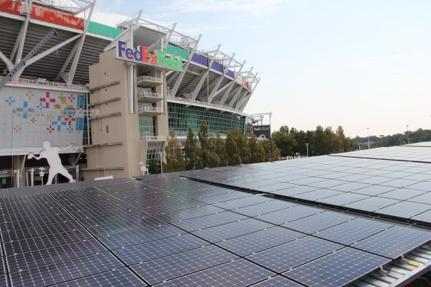 View of FedEx Field Solar Facility