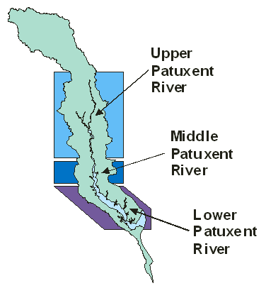 Map of Patuxent River