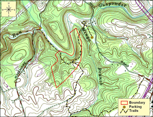 Masemore Hemlock Ravines Map